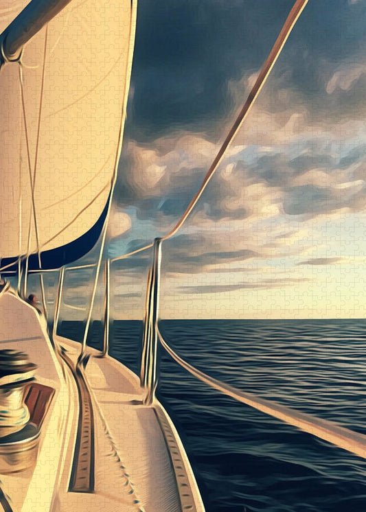 Sailing at Sunset in Southern Florida  - Puzzle