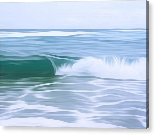 Single Wave Rowling - Classic Acrylic Print