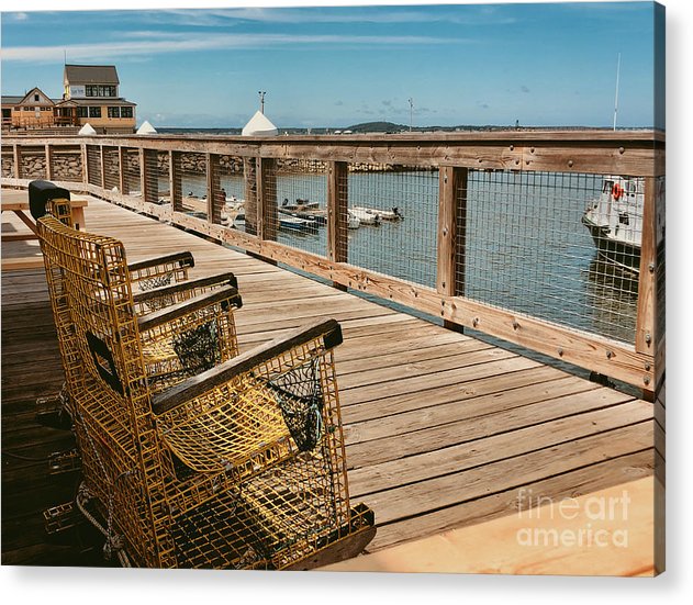 Sitting on the Dock of the Bay  - Classic Acrylic Print