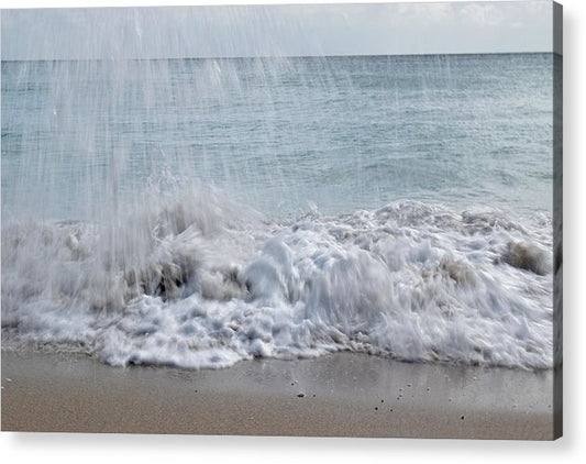 Splashed by a Wave - Classic Acrylic Print