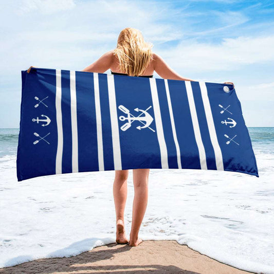 Anchor & Paddle - Beach Towel