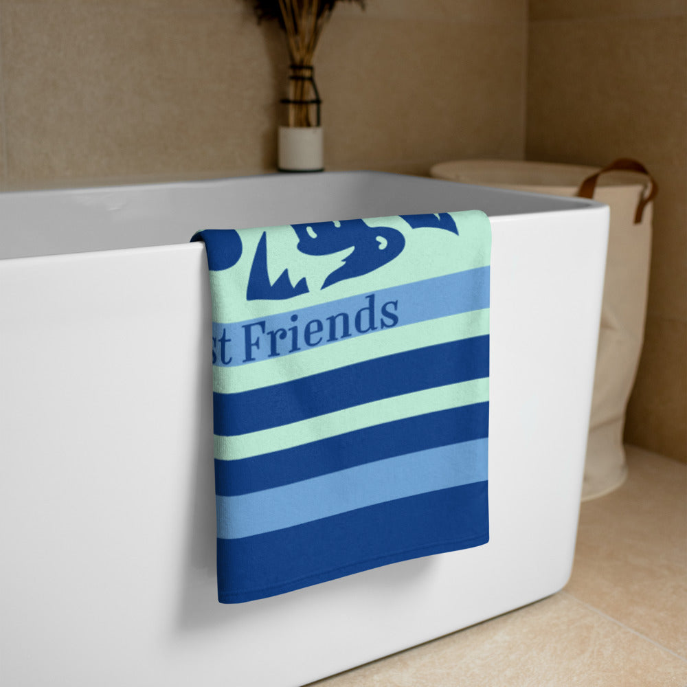 Best Friends Fishing - Beach Towel