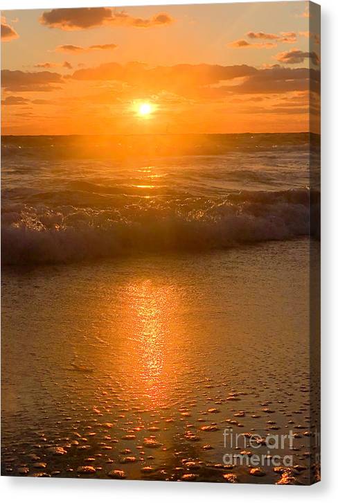 Sunrise Dancing on the water - Classic Canvas Print