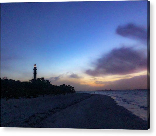 Sunrise glow over Sanibel Lighthouse - Classic Acrylic Print