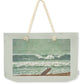 surfboard timeout weekender tote bag natural rope handles by jacqueline mb designs