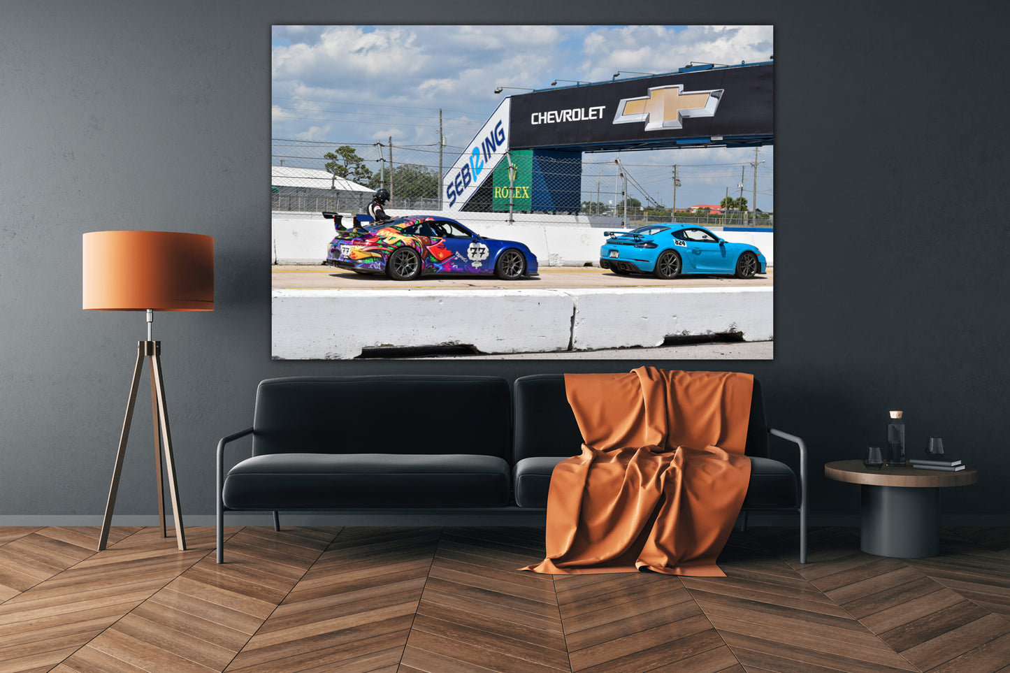 Waiting In Pit Row - Classic Acrylic Print