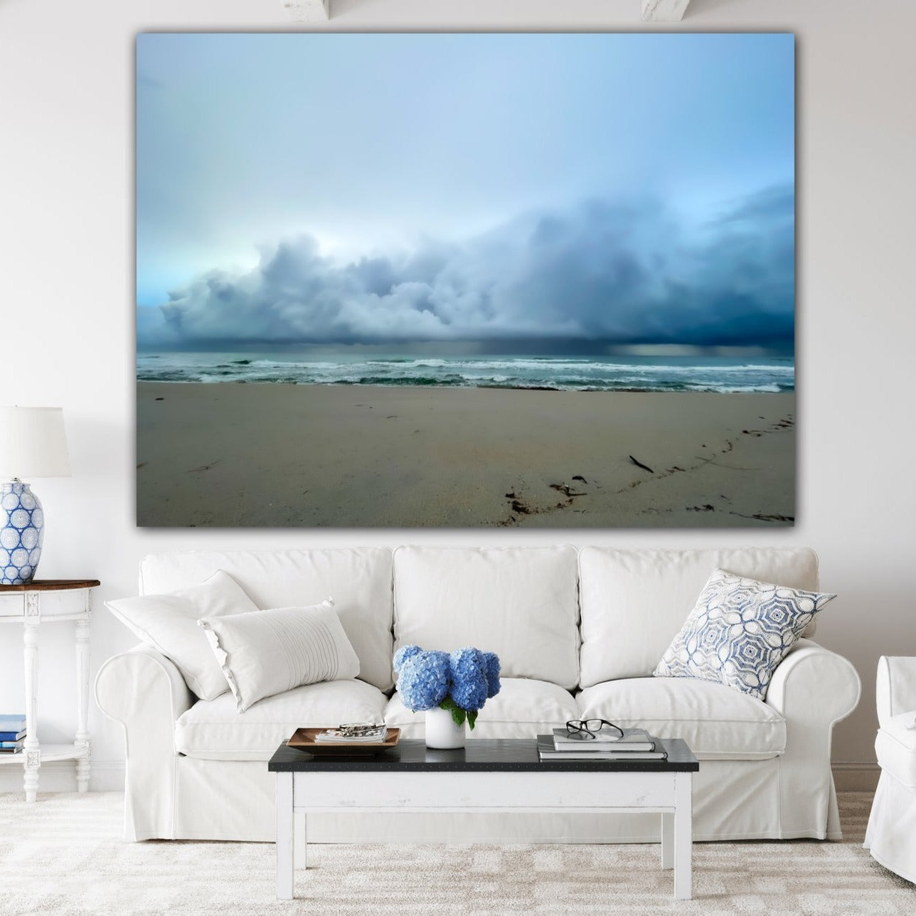 White Of A Cloud Bank - Classic Canvas Print