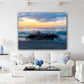 splash of sunrise canvas print family room decor