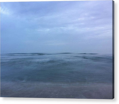 blues of the sea and sky acrylic print by jacqueline mb designs 