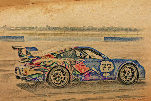 Porsche Panic 77 Sebring - Art Print