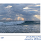 16x12 with a .75" Border Rag Photo Print of Clouds Waves Rays by Jacqueline MB Designs