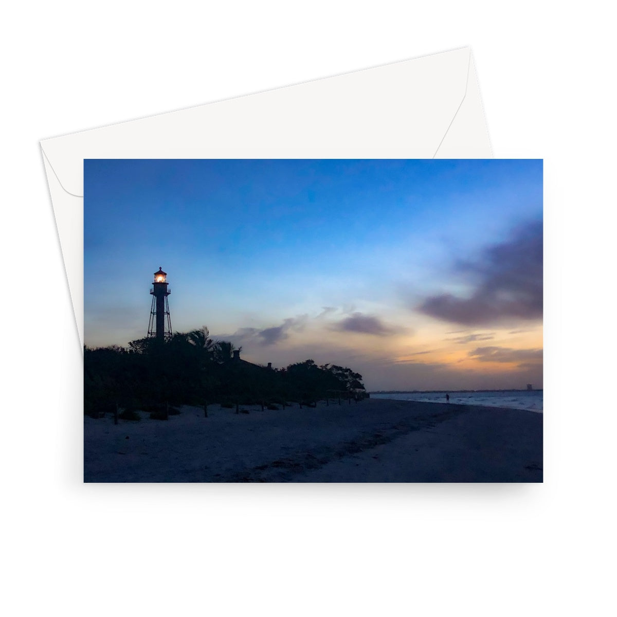Sanibel Lighthouse  Greeting Card
