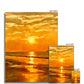 Burst of orange sunrise boston  Photo Art Print