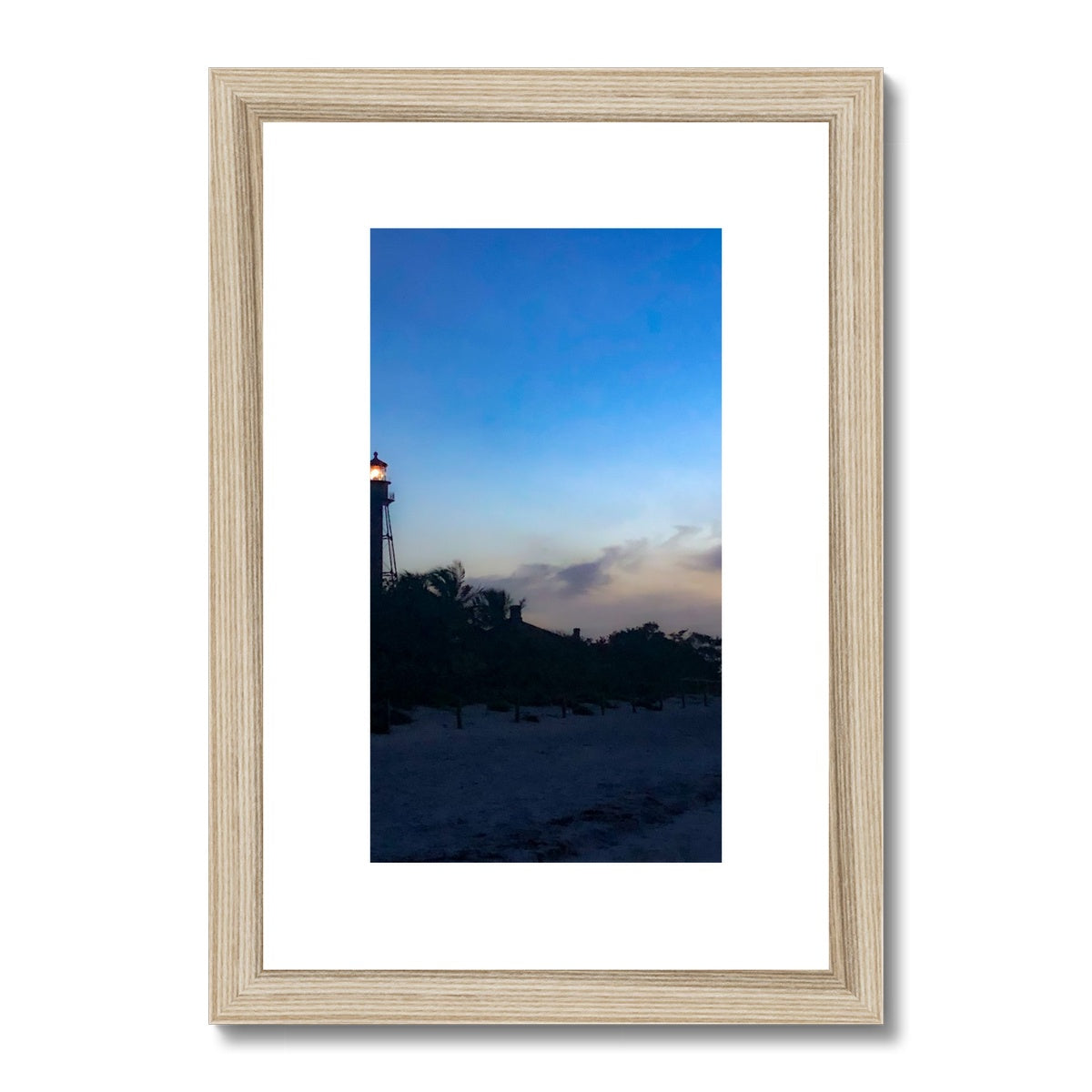 Sanibel Lighthouse  Framed & Mounted Print