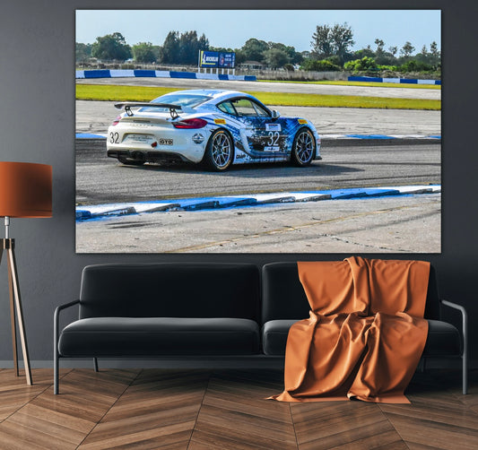 Porsche GT4 Sebring Track Day - Classic Canvas Print