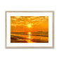 Burst of Orange Sunrise Boston  - Framed & Mounted Print