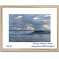 16x12  Clouds waves rays matted framed print by jacqueline mb designs 