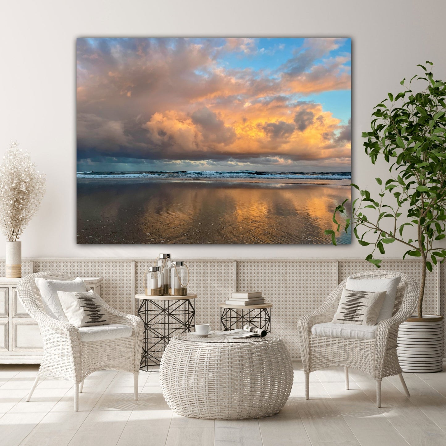 Florida Beach Sunset home decor by Jacqueline MB Designs 