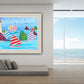 Rainbow Fleet canvas home decor by Jacqueline mb designs