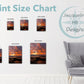 Canvas Print Size Chart Jacqueline mb designs 