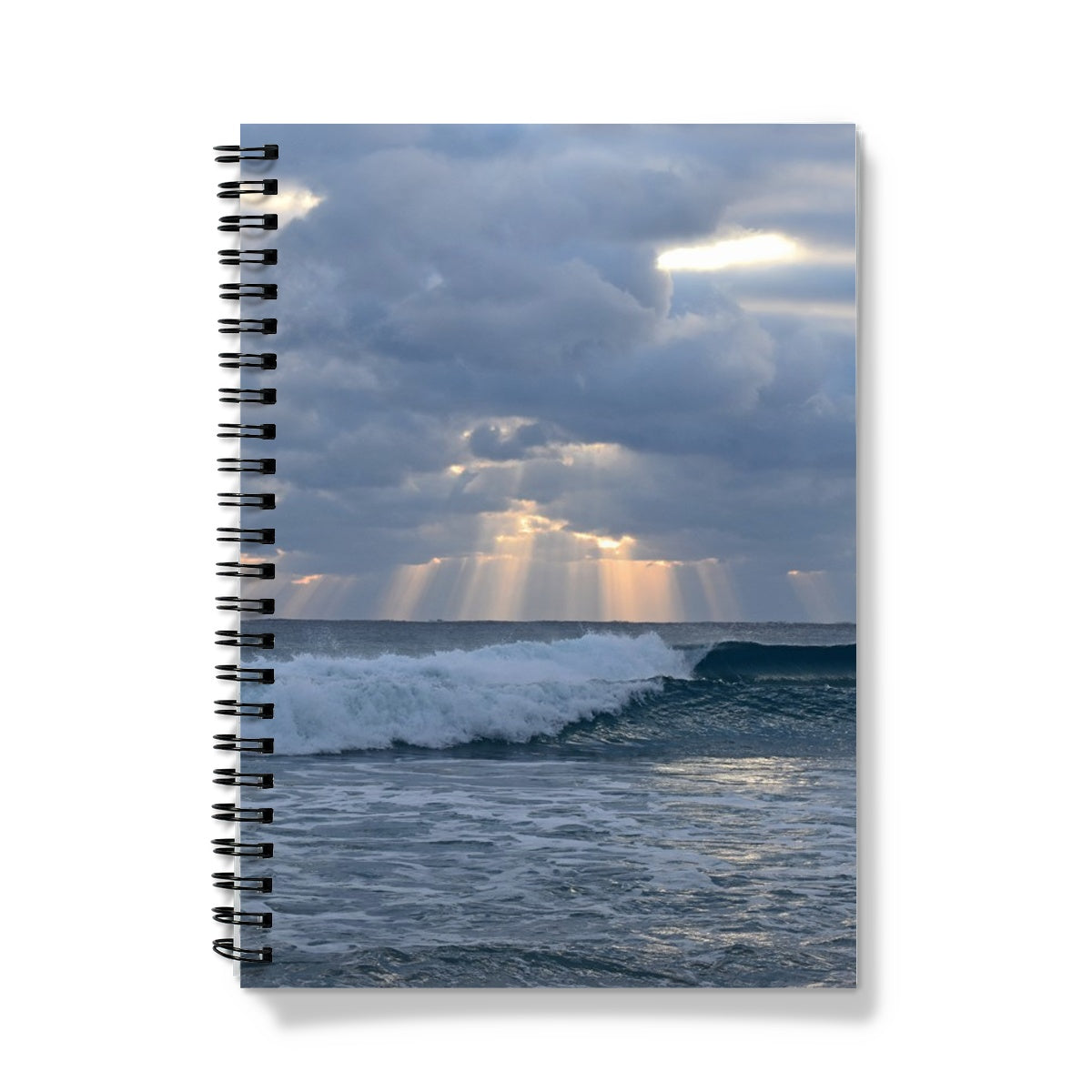 Clouds Waves Rays  Notebook