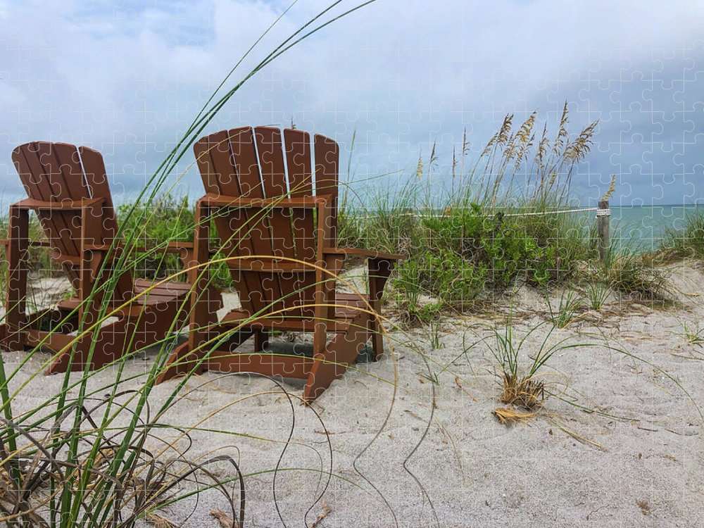 Adirondack Chairs with an Ocean View  - Puzzle