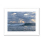 Clouds waves rays matted & framed print Home decor by Jacqueline mb Designs 
