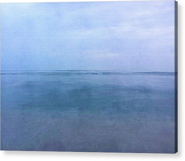 Blues of the Morning Sea  - Classic Acrylic Print