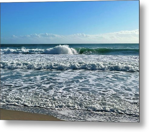 Breaking of a Wave  - Classic Metal Print