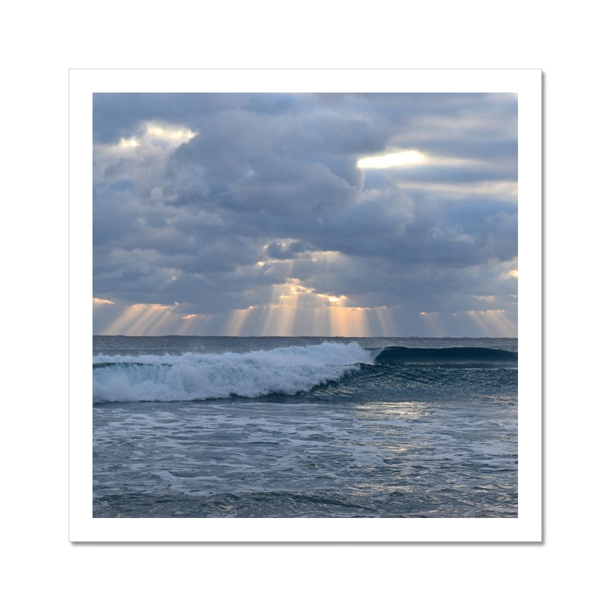 Clouds Waves Rays  Hahnemühle Photo Rag Print