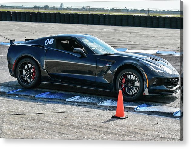 Corvette Z06 at Sebring  - Classic Acrylic Print