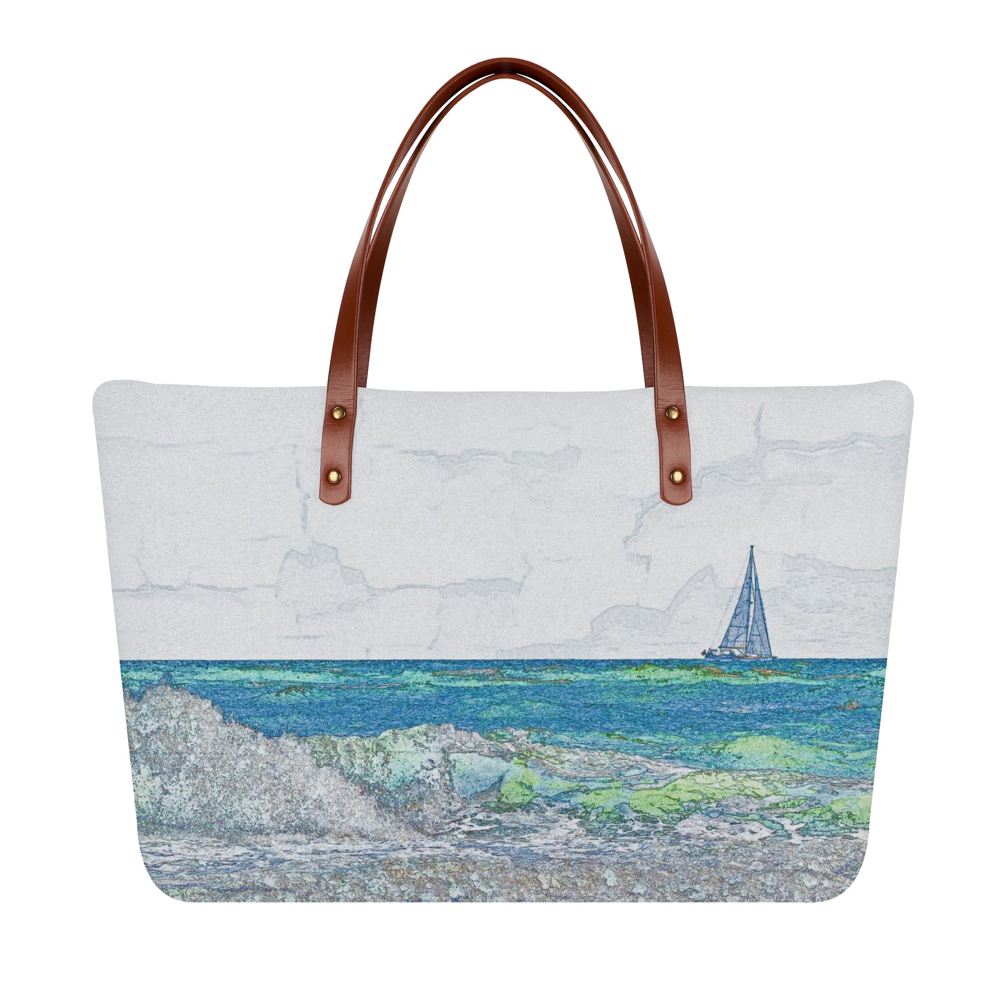 day on boat everyday tote bag by jacqueline mb designs