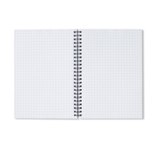 5x7 spiral bound graph notebook by jacqueline mb designs 