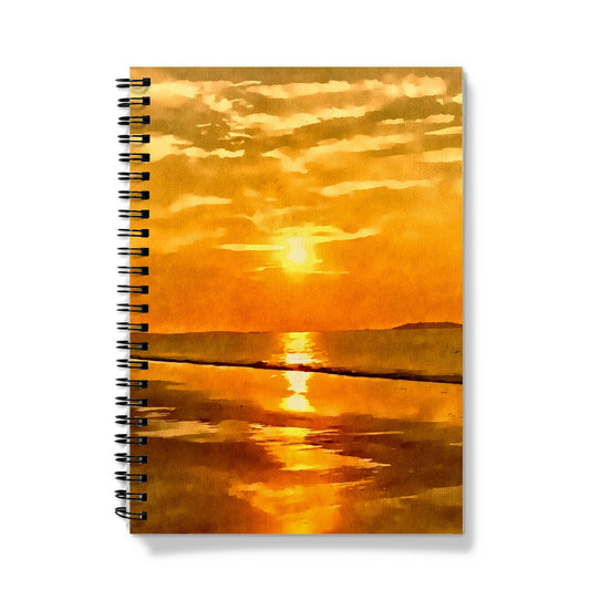 Burst of orange sunrise boston  Notebook