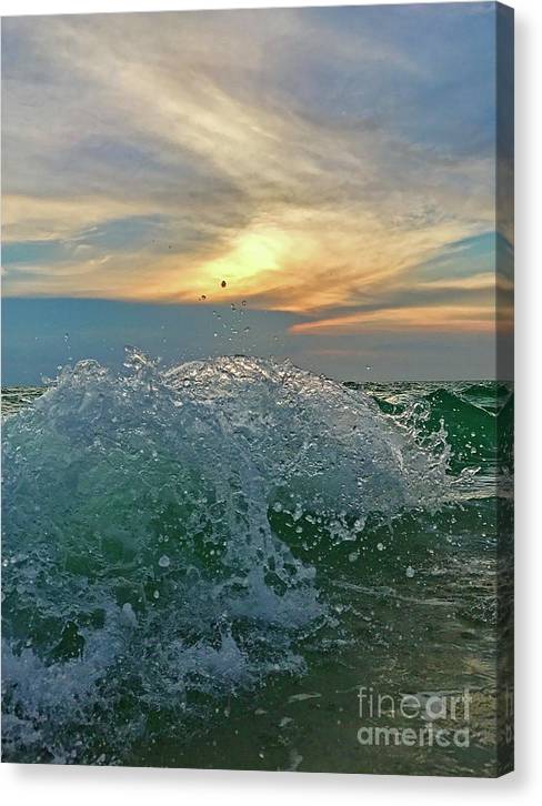 Droplets of a Wave  - Classic Canvas Print
