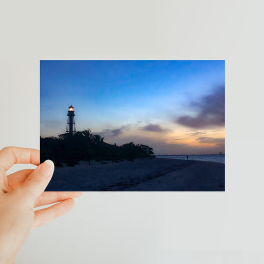 Sanibel Lighthouse  Classic Postcard