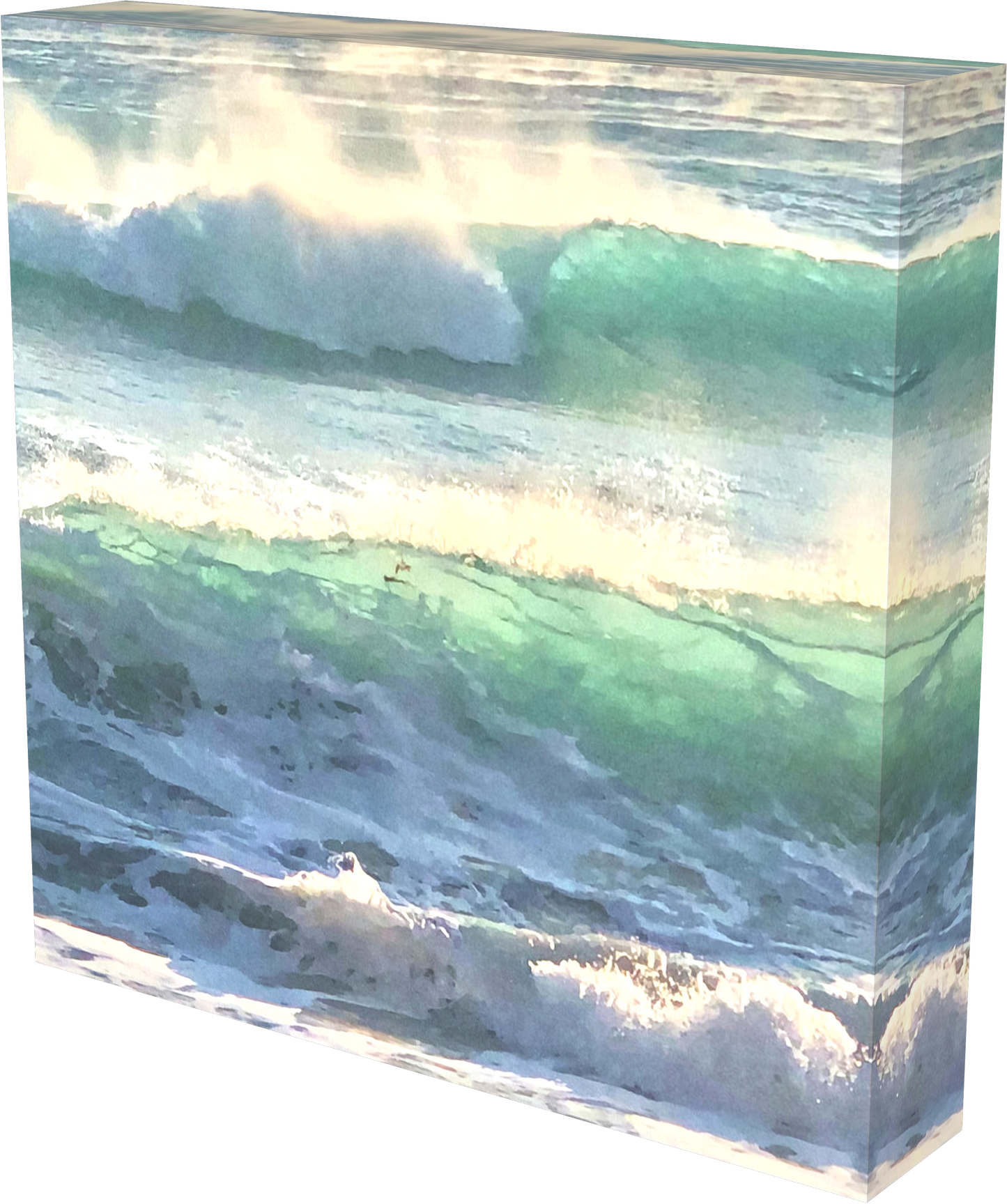 emerald fog canvas Right side by Jacqueline mb designs 