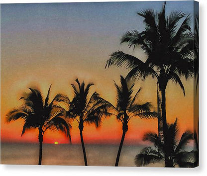 Good Morning Tropical Sunrise DA - Classic Canvas Print