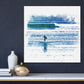 Heading out to Surf Artistic Square - Classic Canvas Print