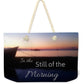 in the still of the morning weekender tote bag 