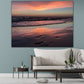 Low Tide Sunrise - Classic Metal Print