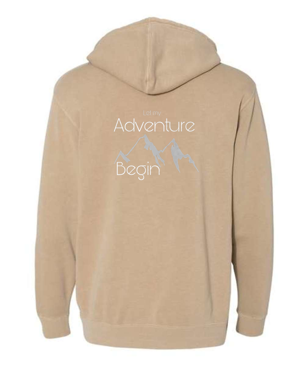 Mountain Adventure Lt Colors - Highland Beach Hooded Sweatshirt
