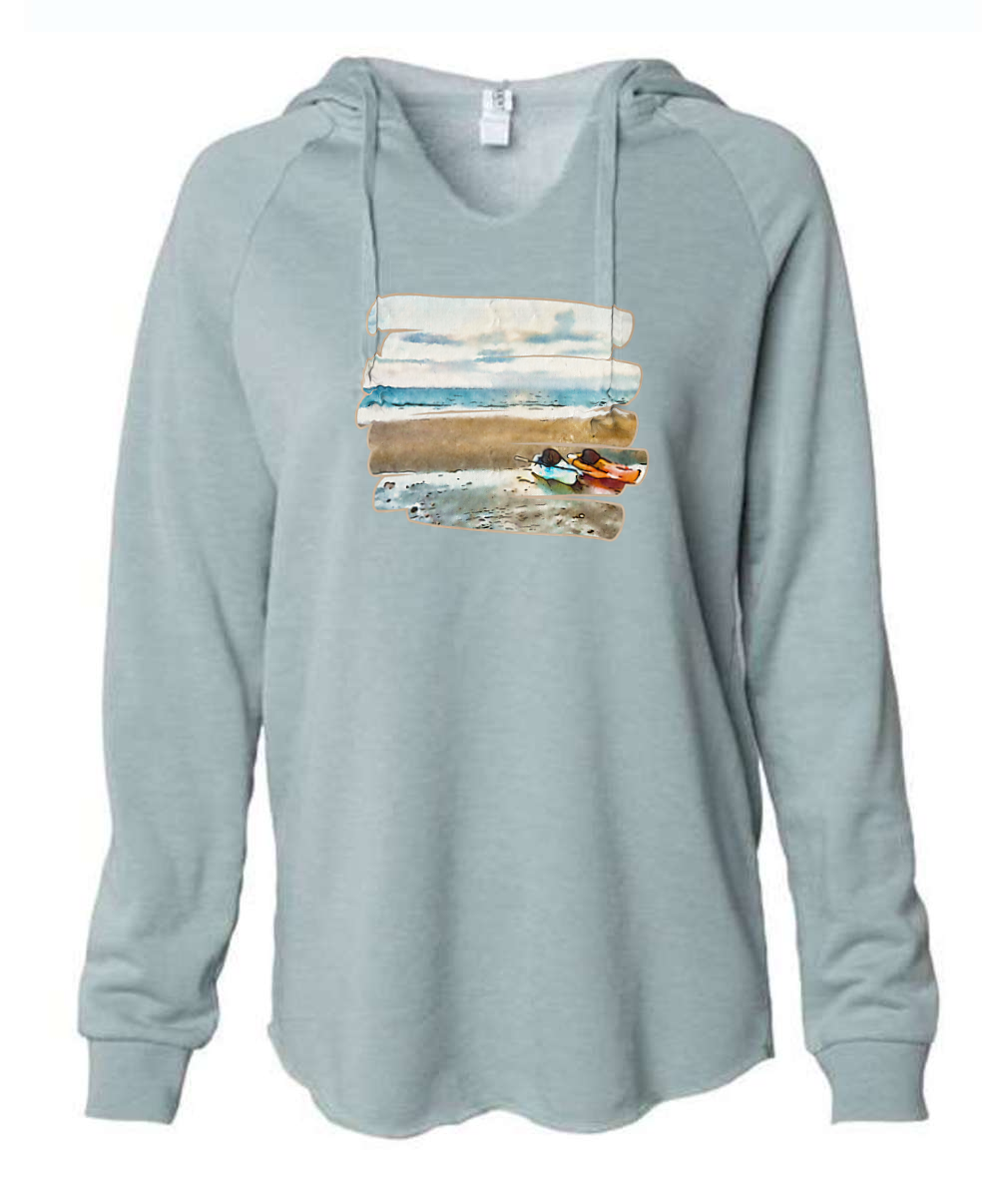 twin kayak hoodie sweatshirt - Jacqueline MB Designs 