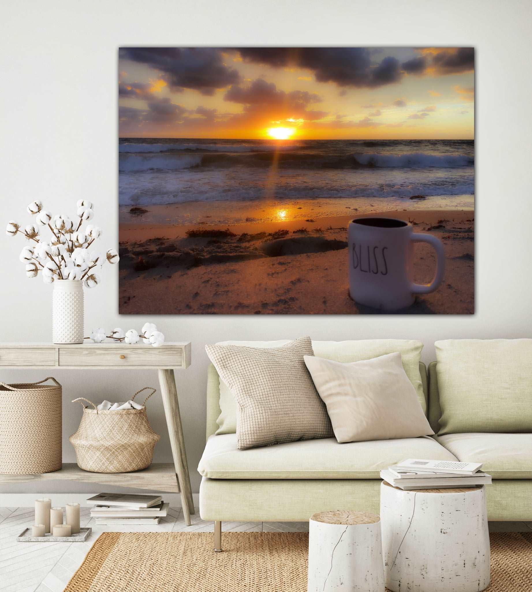 a blissful morning acrylic print home decor by Jacqueline mb designs 
