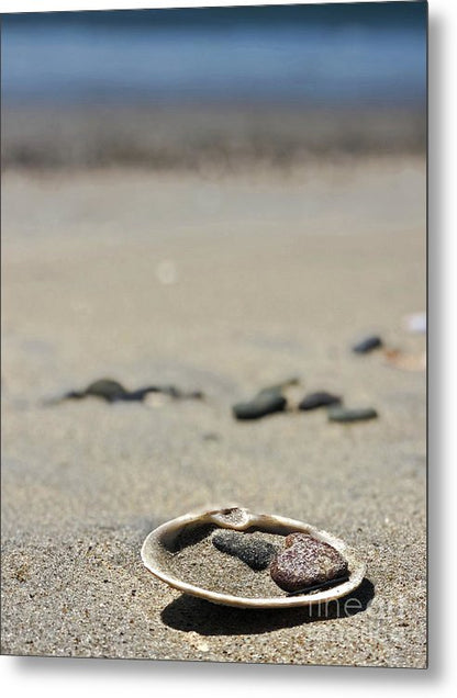 My Heart within a Shell - Classic Metal Print