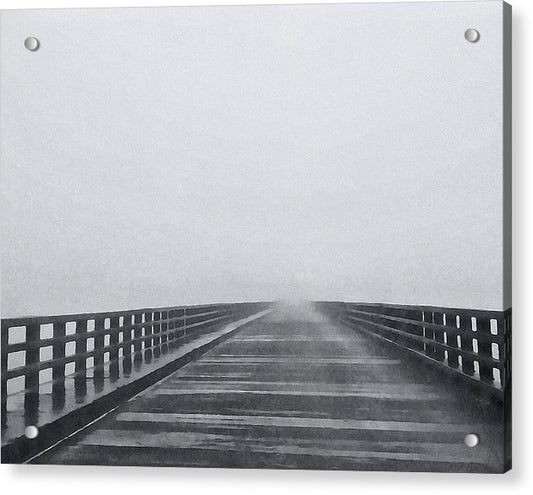 Mystical Foggy Bridge  - Classic Acrylic Print