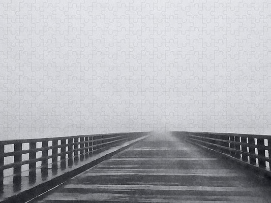 Mystical Foggy Bridge  - Puzzle