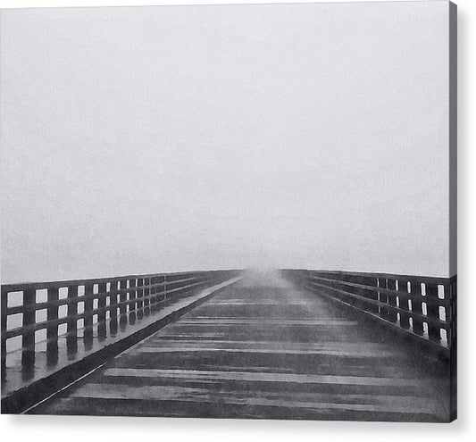 Mystical Foggy Bridge  - Classic Acrylic Print