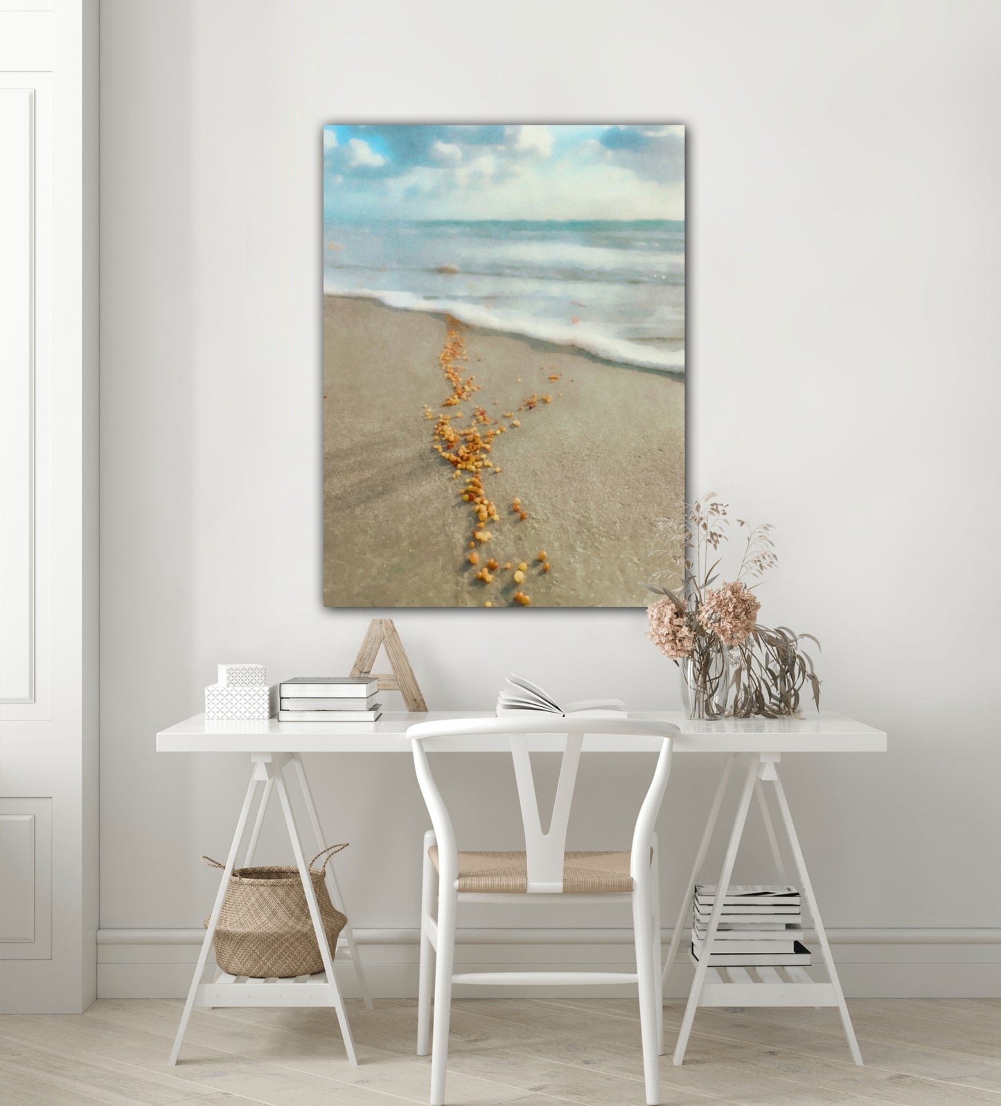 peddles of the sea acrylic print home office decor by jacqueline mb designs 