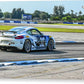 porsche gt4 sebring track day acrylic print with posts by jacqueline mb designs